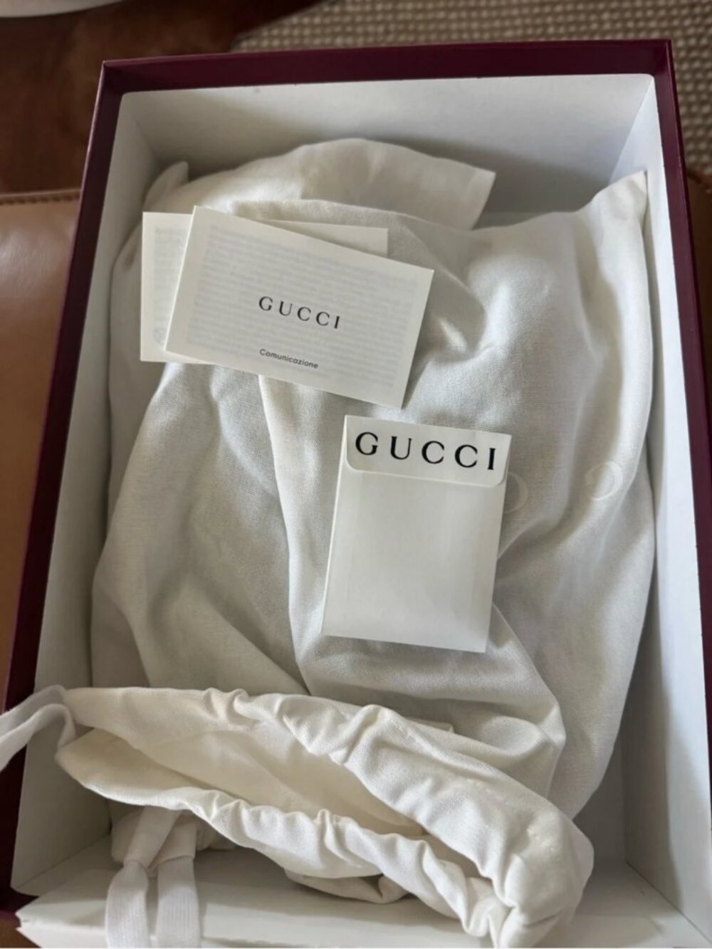 Gucci GG Supreme Horsebit Pointed Toe Slingback Heels - Picture 5 of 5